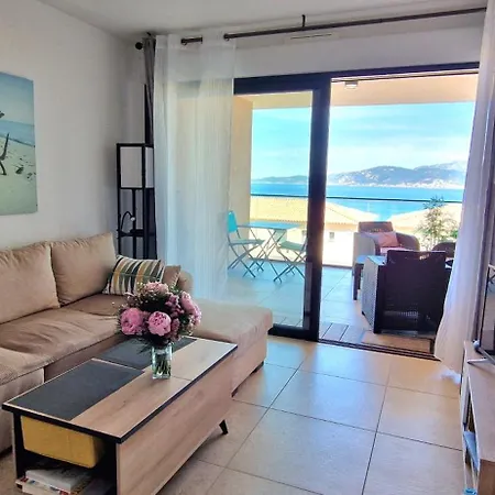 Vue Panoramique Près De Porticcio Appartement